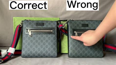 gucci messenger bag fake vs real|knockoff gucci crossbody bag.